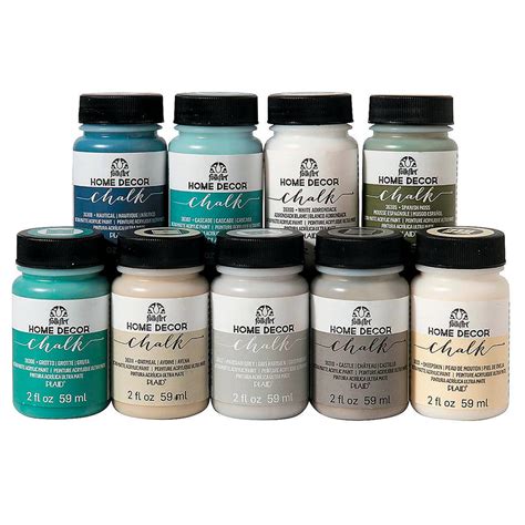 Folkart Home Decor Chalk Paint 8oz 46 Colors — Grand River Art Supply