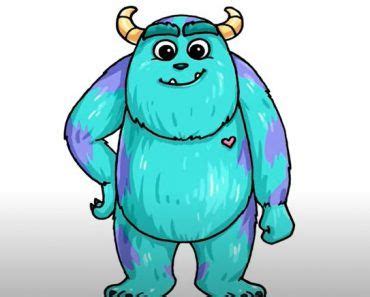 How To Draw Sulley From Monsters University