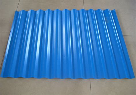 Pre Painted Galvanized Aluzinc Corrugated Steel Sheet Royal Blue