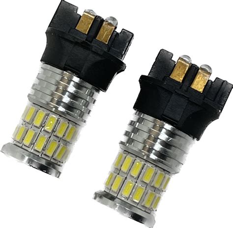 Pair Pw24W 36 LED Bulbs Lamp Xenon White DRL Light Canbus Error Free