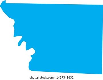 Monona County Map Iowa State Stock Vector (Royalty Free) 1489341632 ...