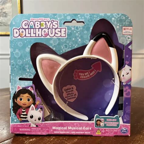 Gabbys Dollhouse Magical And Musical Cat Ears With Lights Music