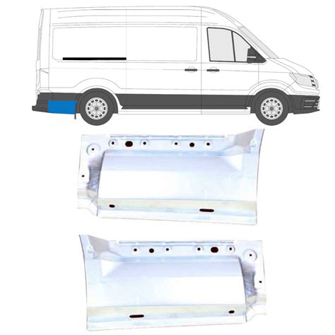 Volkswagen Crafter Man Tge Mwb Lwb Rear Wing Repair Panel