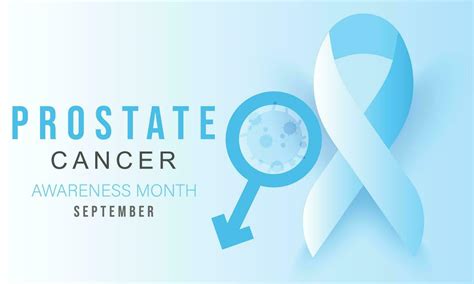 Prostate Cancer Awareness Month Background Banner Card Poster