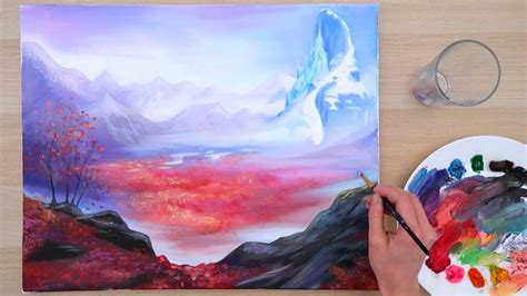 How to paint frozen 2 landscape – Artofit