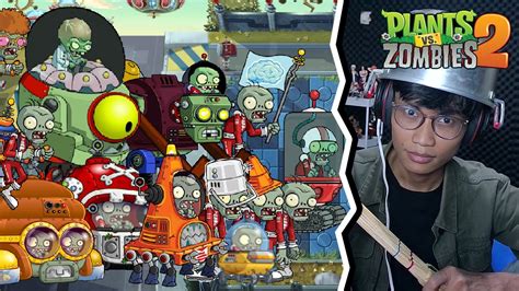 Perang Tanaman Melawan Zombie Di Masa Depan Plants Vs Zombies 2 YouTube