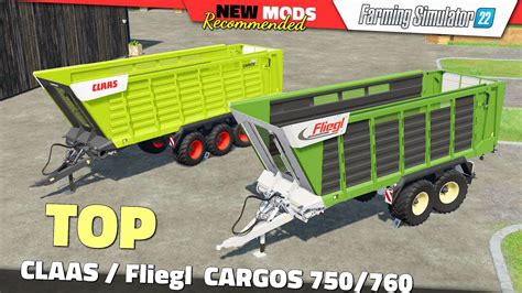 FS22 CLAAS Fliegl CARGOS 750 760 Farming Simulator 22 New Mods