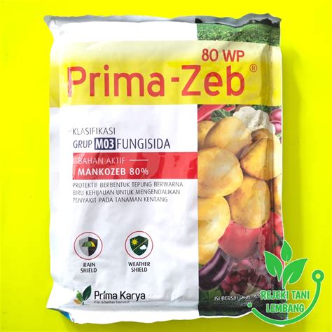 Jual FUNGISIDA PRIMA ZEB 80WP ISI 800 GR PENGENDALI PENYAKIT Shopee