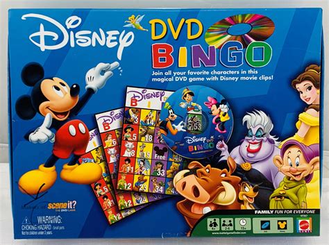 Disney Dvd Bingo 2005 Mattel