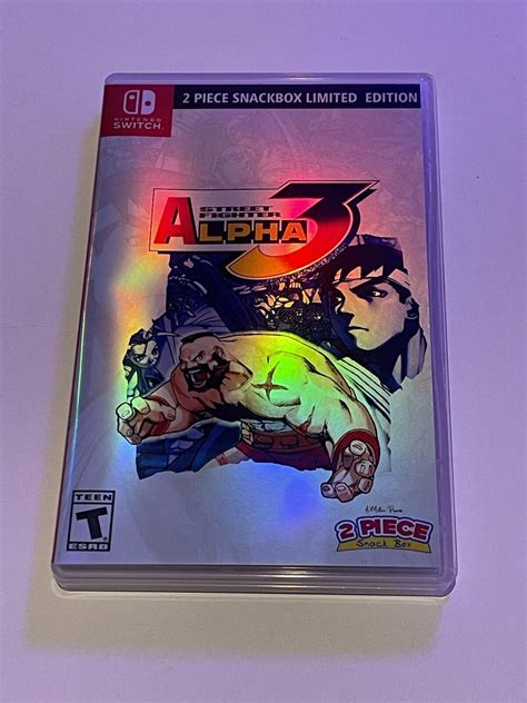 Street Fighter Alpha Holographic Cover Art Only No Game Included Ebay