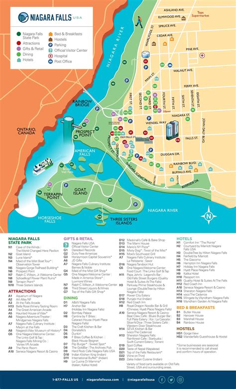 Downtown Niagara Falls NY Walking Map By Destination Niagara USA Issuu