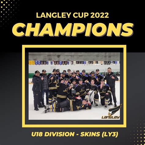 Langley Cup Hockey Tournament Lmha — Langley Minor Hockey Association