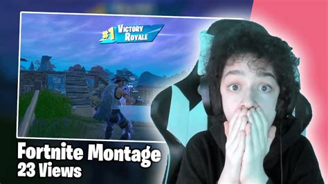 Reacting To My Subscribers Fortnite Montages Youtube