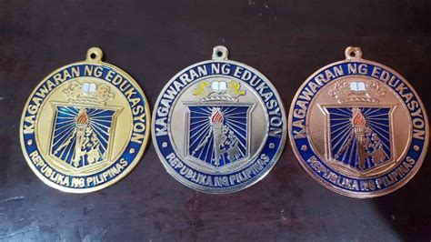 Deped MEDALS Kagawaran Ng Edukasyon Graduation Recognition Customized