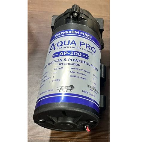 Polypropylene Aqua Pro Copper 100 GPD Pump 24V DC Semi Automatic At