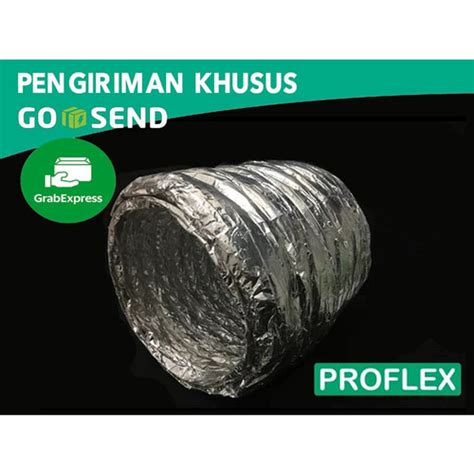 jual flexible  duct insulated insulasi   grab  gosend