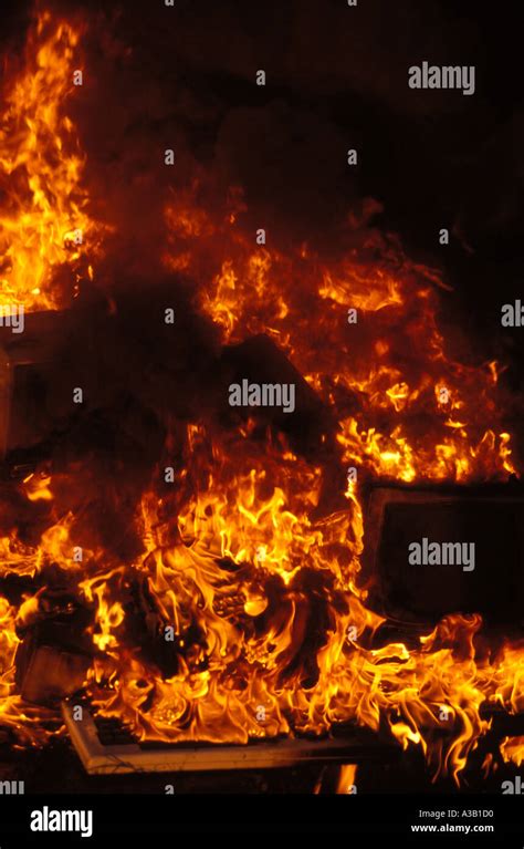 Keyboard Computer Fire Burning Hi Res Stock Photography And Images Alamy