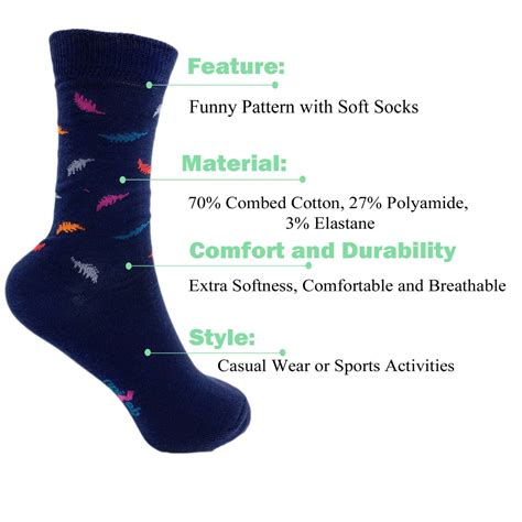 Luxury Combed Cotton Crew Socks For Women Colorful 6 Pairs Size 9 11 Ebay