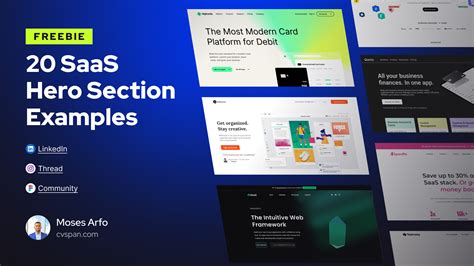 Free Saas Hero Section Examples Figma Community