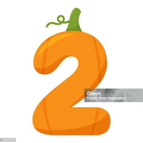 nomor  labu ilustrasi vektor ilustrasi stok  gambar