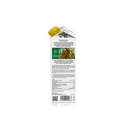 Hollinger Organic Austrian Apple Juice L Spinneys Uae