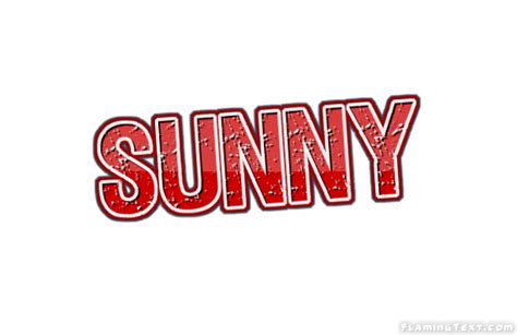 Sunny Logo | Free Name Design Tool from Flaming Text