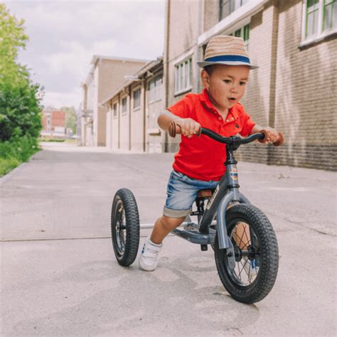 Trybike Steel 2 In 1 Kids Trikebalance Bike Grey — Kids Car Sales