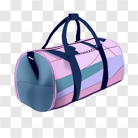 Download Colorful Empty Duffel Bag For Storage Or Transportation Png