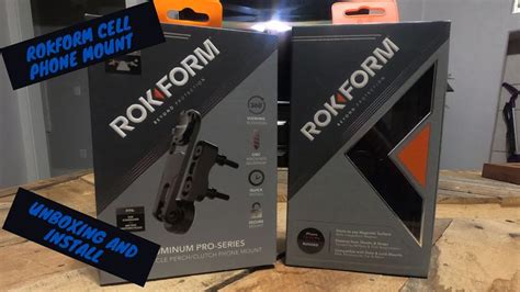 Rokform Perch Mount Cell Phone Holder Unboxing And Install Youtube