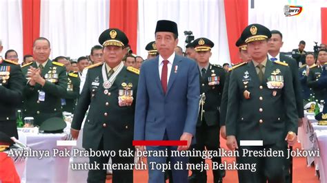 Respeknya P Prabowo GAK MAU NINGGAL Presiden Jokowi Jenderal2 Ga Sangka