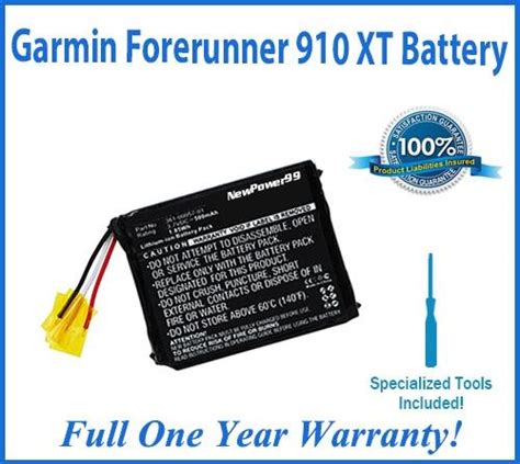 Garmin Forerunner 910XT Battery Replacement Kit - Extended Life — NewPower99.com