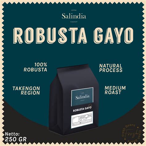 Jual Kopi Robusta Aceh Gayo 250 Gram Biji Bubuk Kopi Salindia