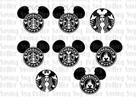 Disney Starbucks Svg Shirt Mickey Mouse Starbucks Minnie Mouse Etsy