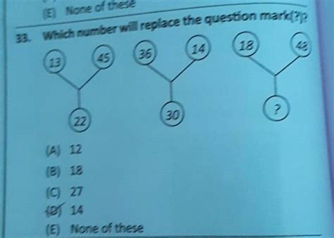 Which Number Will Replace The Question Mark Filo