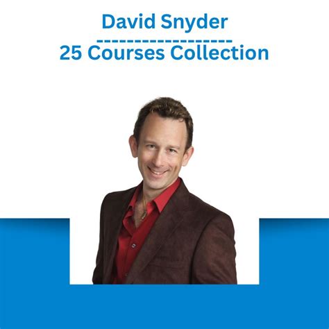 David Snyder 25 Hypnosis Courses Collection