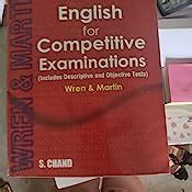 English For Competitive Examinations Wren Martin Amazon In Books