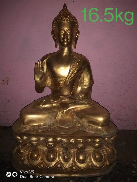 Religious Lord Buddha Brass Statue At Rs In Hathras Id