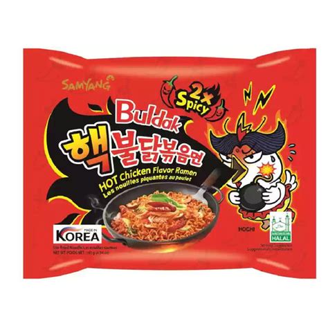 Samyang Buldak Hot Chicken Flavor Ramen 2x Spicy 140g