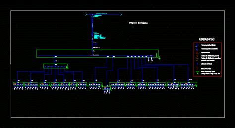 Diagrama Unifilar Electrico En DWG 133 72 KB Librería CAD