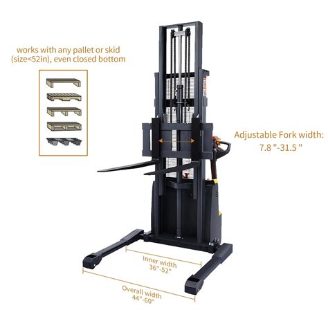 APOLLO Semi Electric Pallet Stacker Economy Hand Australia Ubuy