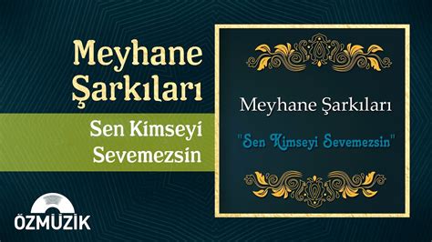 Meyhane Şarkıları Sen Kimseyi Sevemezsin Türk Sanat Müziği Ziyafeti