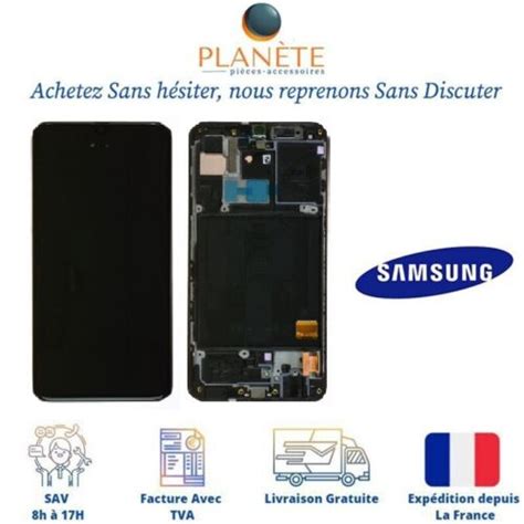 Original Ecran Lcd Complet Noir Sur Ch Ssis Pour Samsung Galaxy A