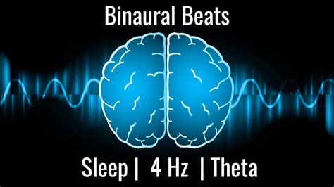 🎧 Binaural Beats For Sleep 4 Hz Theta 🎧 Youtube