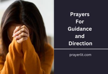 37 Powerful Prayers For Guidance And Direction PrayerLit