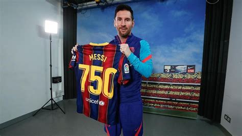 Lionel Messi: "It's a pride to have reached this number of matches in ...