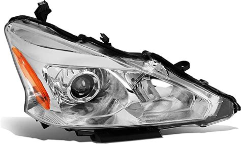 Dna Motoring Oem Hl 0069 R Chrome Amber Factory Style Passenger Side Projector