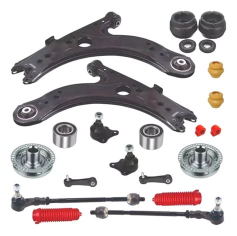 Kit Bases Rotulas Gomas Mazas Horquillas Jetta A4 2 0 99 08 Meses Sin