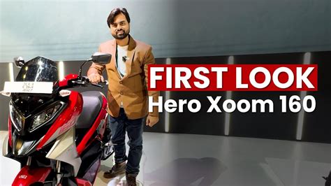 Hero Xoom Maxi Scooter Walkaround Bharat Mobility Expo Youtube