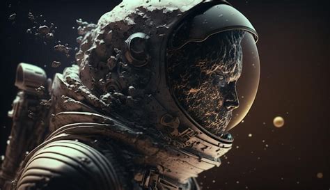 Premium Ai Image Animation Astronaut Ai Generative