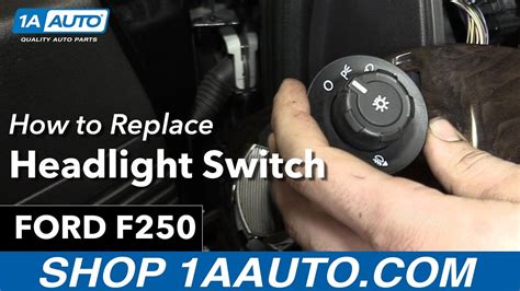 How To Replace Headlight Switch